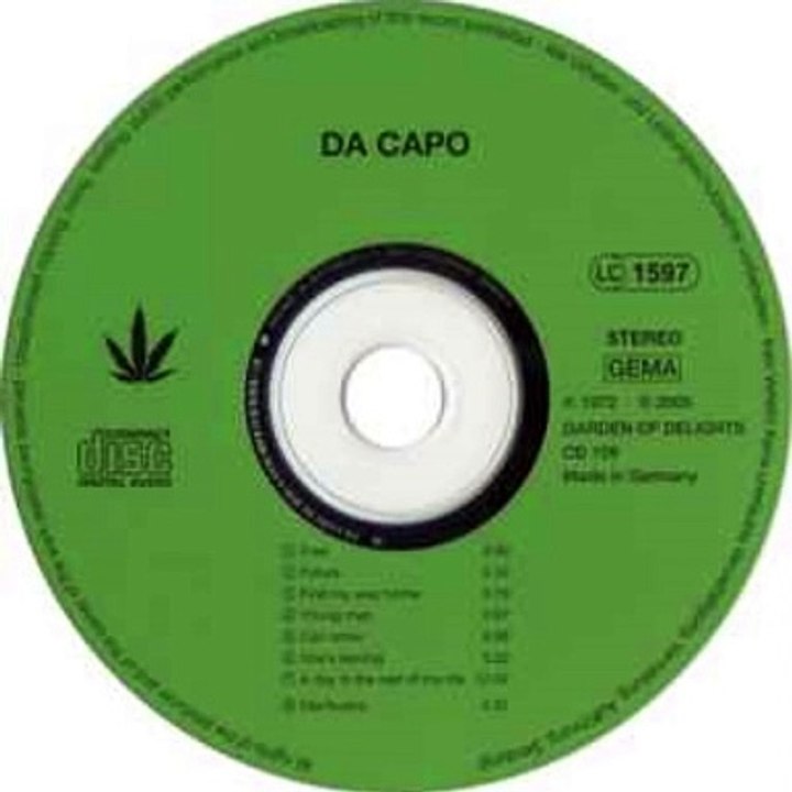 Da Capo – Da Capo : Krautrock, Prog Rock, Psychedelic Rock 1972.