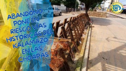 Abandono pone en riesgo vías históricas del Kalamazo en Las Choapas