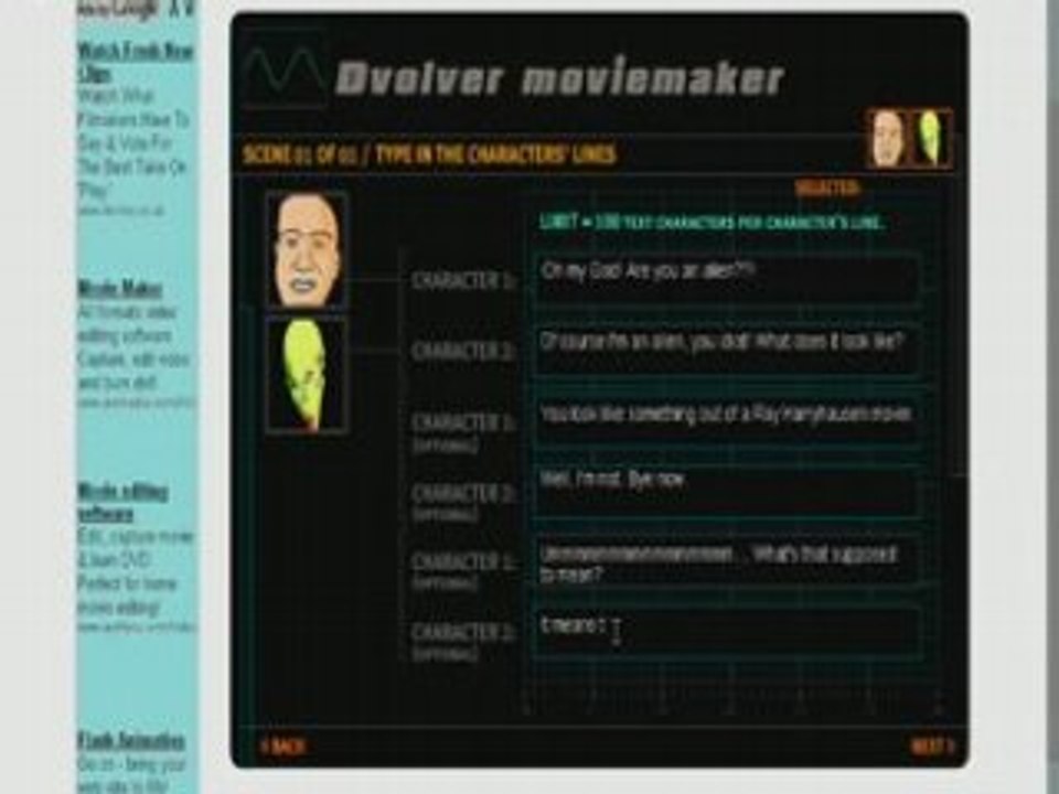 Making A Dvolver Movie