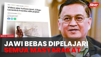 Jawi salah satu cabang ilmu, seni, bebas dipelajari sesiapa sahaja