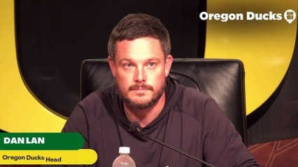 Oregon Ducks Coach Dan Lanning on Being No. 1: "We Don't Care."
