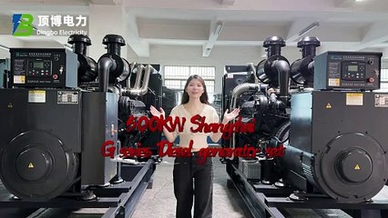 500KW Shangchai G series Diesel generator set