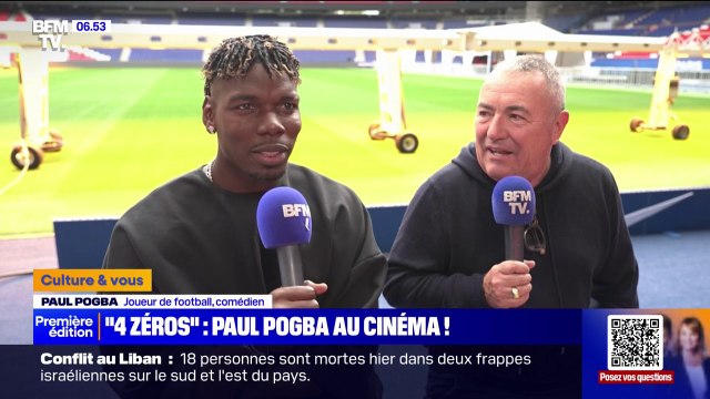 La drôle de reconversion de Paul Pogba, à l'affiche du nouveau film de Fabien Onteniente