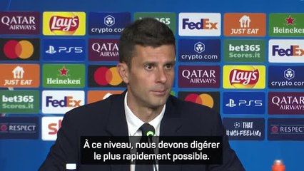 Juventus - Motta : "Stuttgart a mérité de gagner"