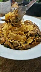 Boeuf stroganoff 