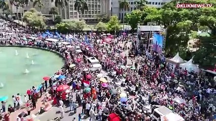 Antusiasme Warga Sambut Presiden Prabowo Subianto