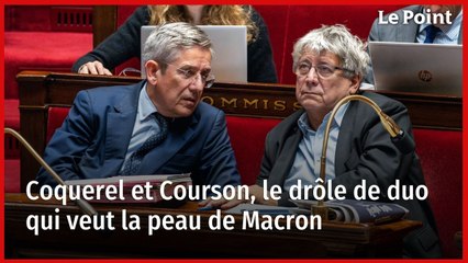 Coquerel et Courson, le drôle de duo qui veut la peau de Macron