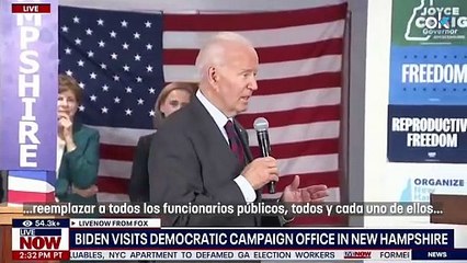 Biden amenaza a Trump en un acto de campaña a 14 días de las elecciones: "Tenemos que encerrarle"