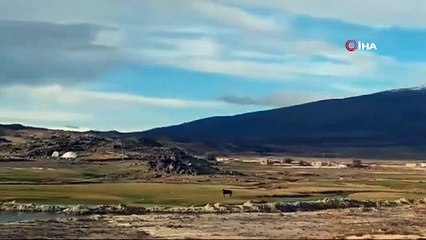 5 bin 137 metre yüksekliğe sahip Ağrı Dağı karla kaplandı!