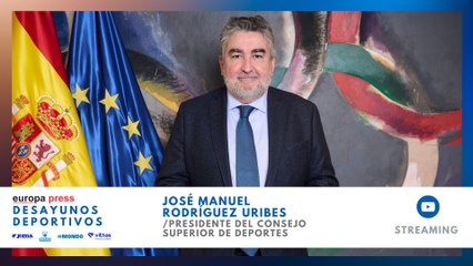 Desayuno Deportivo Europa Press con el presidente del CSD, José Manuel Rodríguez Uribes