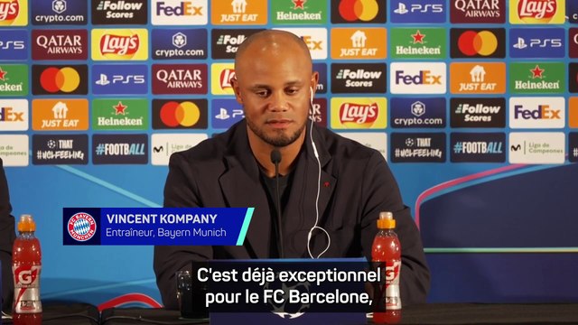 Kompany : C'est exceptionnel pour le Barça d'avoir Yamal peu de temps après Messi
