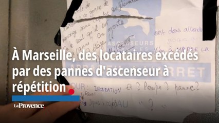 À Marseille, des locataires excédés par des pannes d'ascenseur à répétition