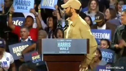 Usa2024, Eminem presenta Obama a comizio per Kamala a Detroit