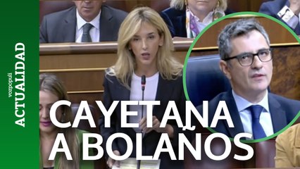 Cayetana Álvarez de Toledo, a Bolaños: "El mayor bulo es que usted sea Ministro de Justicia"
