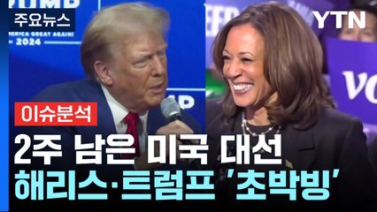 [이슈ON] 미 베팅사이트 "트럼프 승리 65%"...요동치는 판세 / YTN