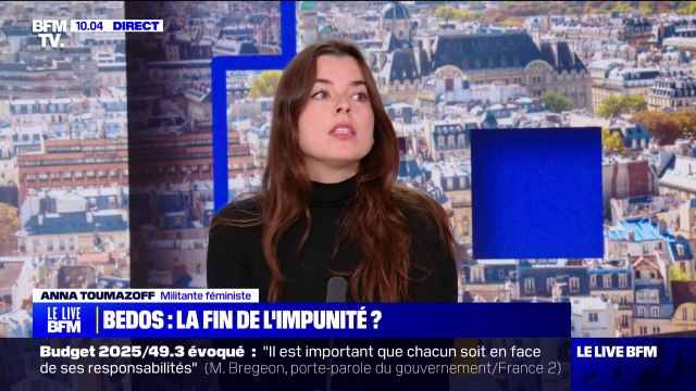 Nicolas Bedos condamné pour agression sexuelle: Ce qui choque c'est qu'habituellement les peines ne sont pas appliquées , déclare Anna Toumazoff, journaliste et activiste féministe