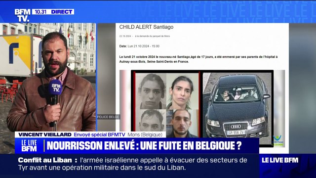 Enlèvement de Santiago: la Child Alert affichée sur les panneaux autoroutiers belges