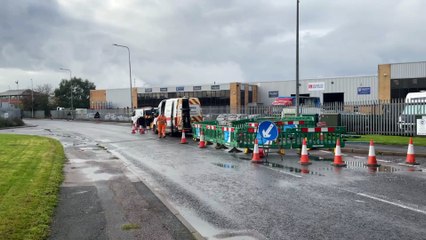Gridlock traffic on Medway City Estate