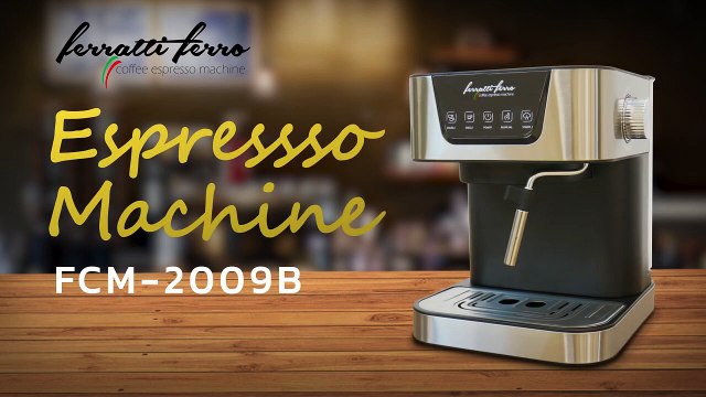 JUAL MESIN ESPRESSO DENGAN TAMPILAN ELEGAN SERTA HARGA TERJANGKAU - FERRATTI FERRO FCM-2009B