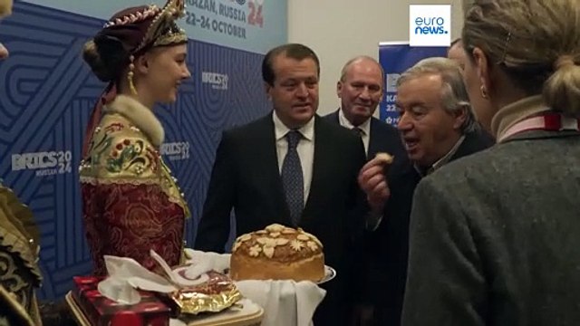 Guterres arriva in Russia per il vertice dei Brics suscitando le critiche dell'Ucraina