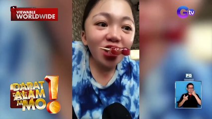 Pustiso ng isang babae, dumikit sa kinakain niyang tanghulu | Dapat Alam Mo!