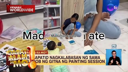 Magkapatid, naglabasan ng sama ng loob sa gitna ng painting session | Dapat Alam Mo!