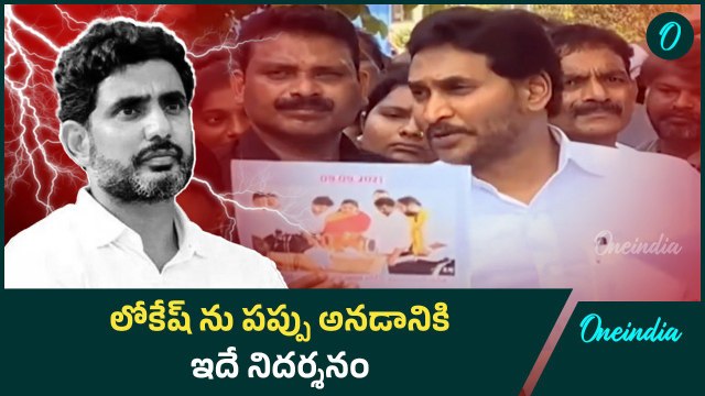 YS Jagan: నారా లోకేష్ పై తీవ్రపదజాలంతో విరుచుకుపడిన జగన్ | Oneindia Telugu