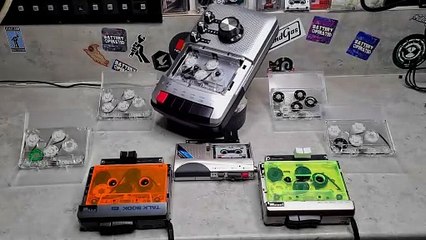 Battery operated make modded Players and cassette loops