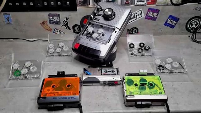 Battery operated make modded Players and cassette loops