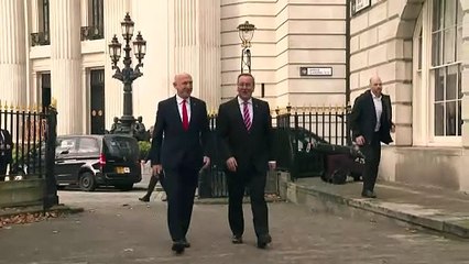 German defence secretary arrives for signing ceremony