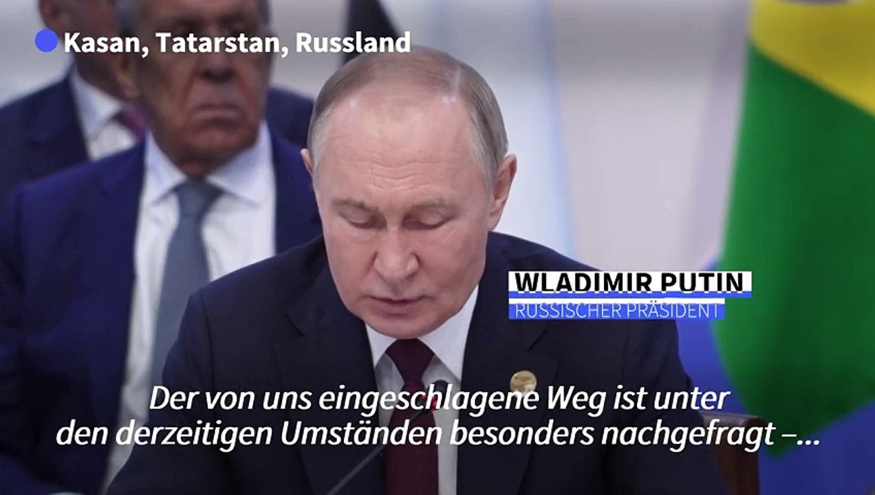 Putin beschwört multipolare Weltordnung beim BRICS-Gipfel