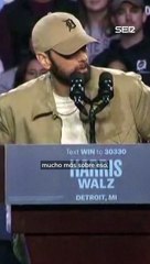 Eminem y Obama se juntan en Detroit para apoyar a Kamala Harris