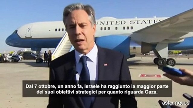 Blinken a Israele: ? ora di finire la guerra a Gaza