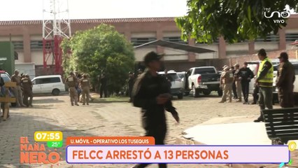 Felcc arrestó a 13 personas tras operativo en Los Tusequis