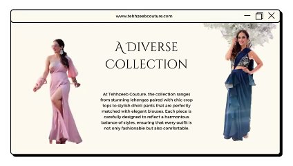 Tehhzeeb Couture The Ultimate Destination for Indo-Western Ladies Outfits