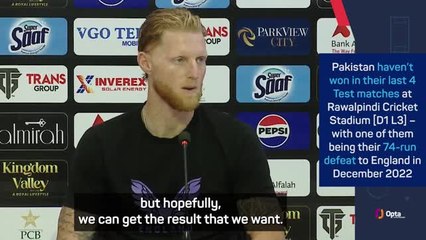 Stokes hoping to replicate 2022 Rawalpindi victory