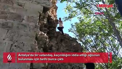 Tarihi sura çıktı, polisi alarma geçirdi! Korku dolu dakikalar