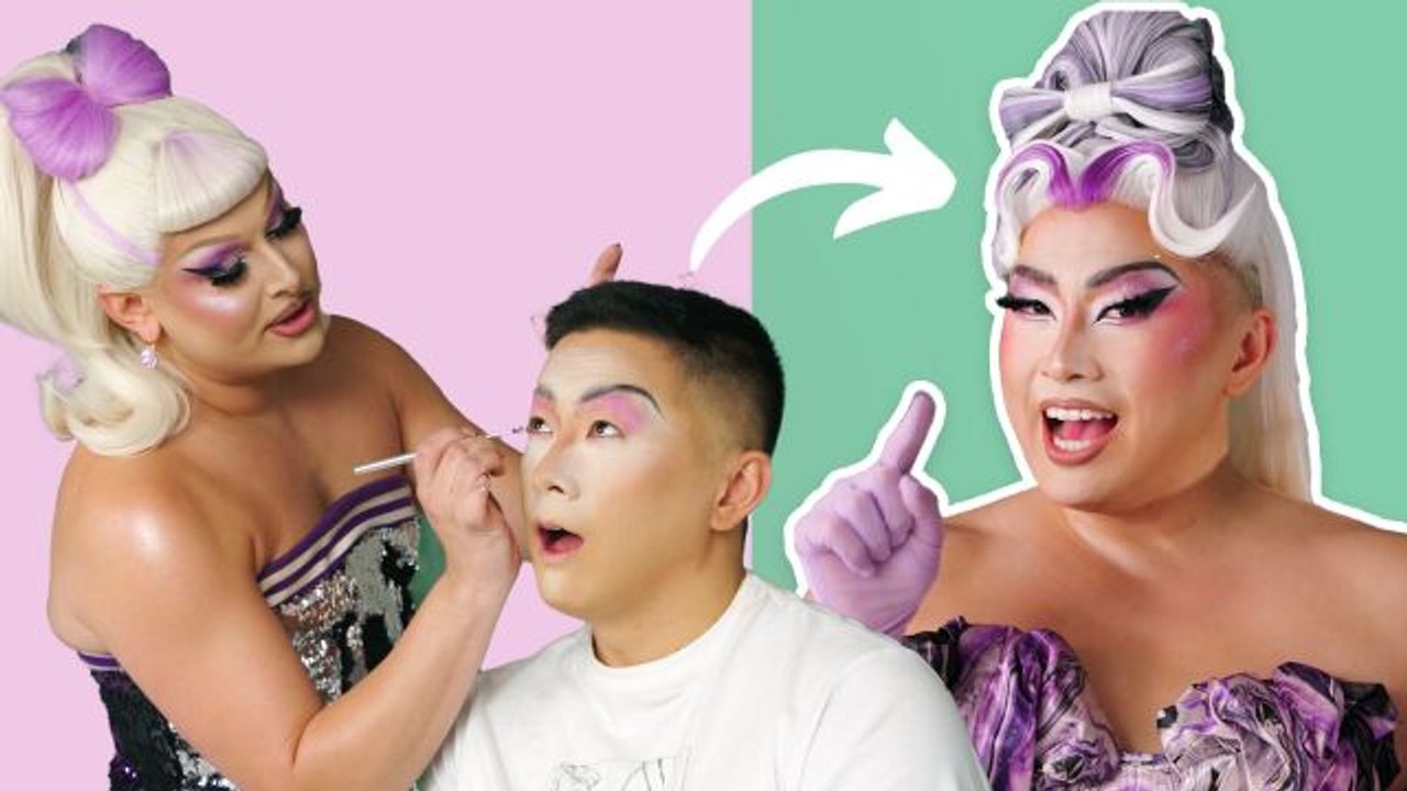 Bowen Yang Gets a Drag Makeover From Jan Sport