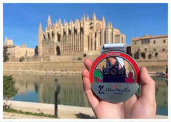 I ran my first half marathon in Palma - and it was pretty spectacular