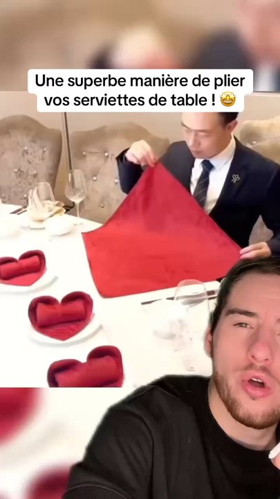 Plier vos serviettes de table