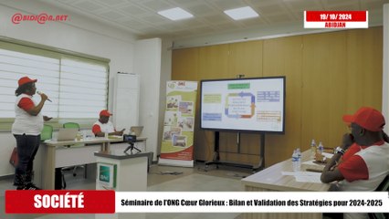 Séminaire de l'ONG Cœur Glorieux - Bilan et Validation des Stratégies pour 2024-2025