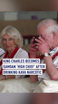 King Charles becomes Samoan ’high chief’ after drinking kava narcotic