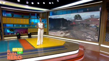 Incendio en un almacén en el Parque Industrial