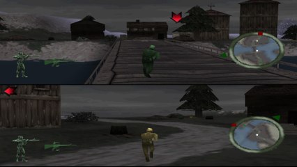 Army Men: World War: Land Sea Air - Multiplayer - Farmer's Feud - CTF (PSX)