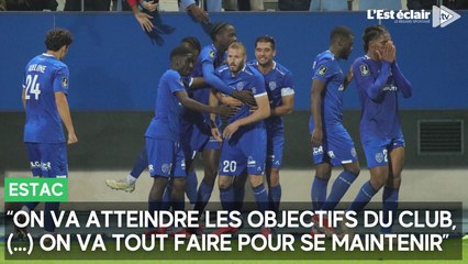 "On va atteindre les objectifs du club" et "se maintenir" : la déclaration de Pape Ibnou Ba (Estac)