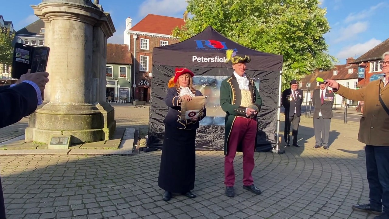 Petersfield Poppy Appeal launch 2024