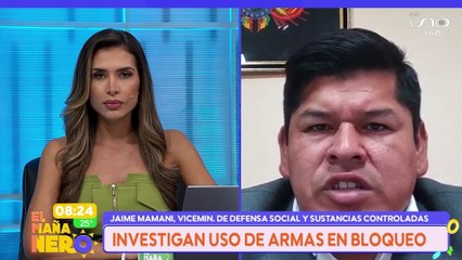 Investigan uso de armas en bloqueo. Habla viceministro de Defensa Social