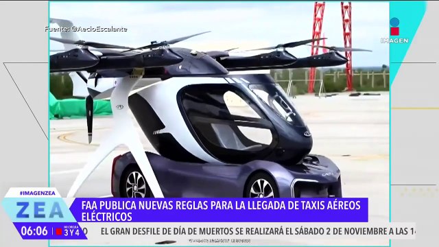 Publican las nuevas reglas para la llegada de taxis aéreos eléctricos
