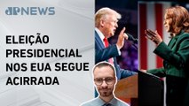 Trump e Kamala acenam para eleitores latinos nos EUA; Neitzke comenta