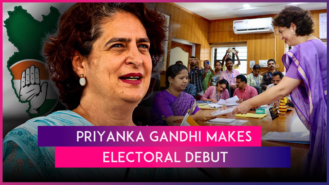 Priyanka Gandhi Files Nomination For Wayanad Bypoll, Attacks Centre In Electoral Debut Speech